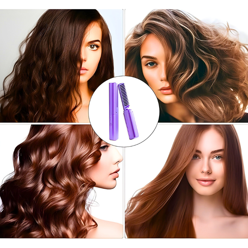 GlamComb™ – Punjiva mini pegla za kosu