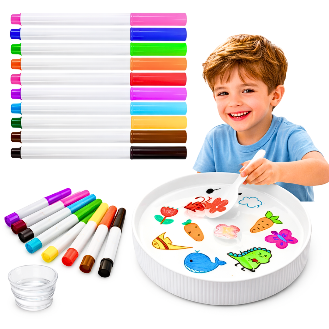 2u1 Edukativni flomasteri za crtanje po vodi - igračka