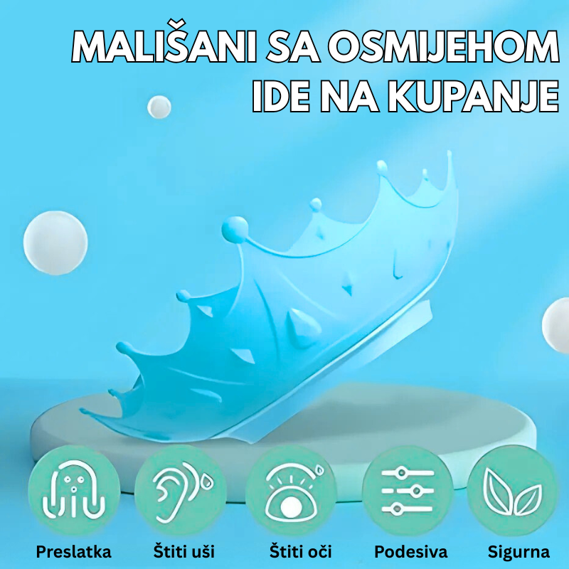 2u1 Magična kapa za kupanje beba