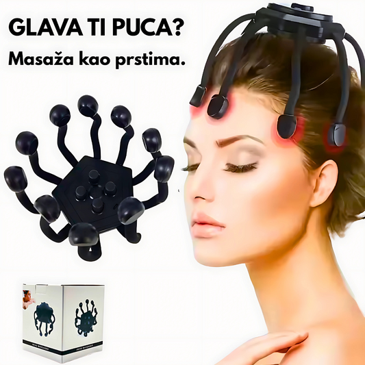 OktoMasažer™ - 2 u 1 Pametni masažer za vlasište