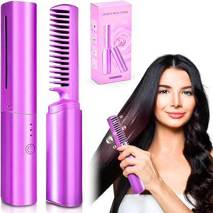 GlamComb™ – Punjiva mini pegla za kosu